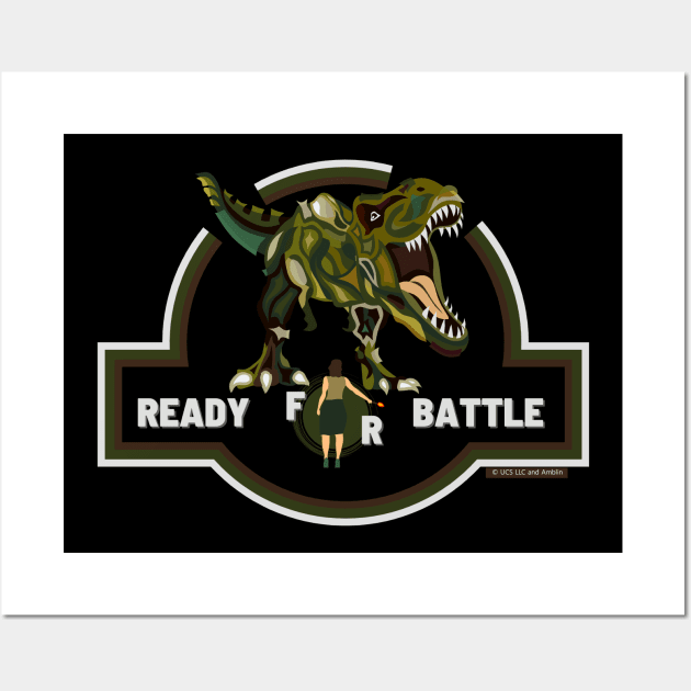 JURASSIC WORLD - READY FOR THE BATTLE Wall Art by STYLIZED ART